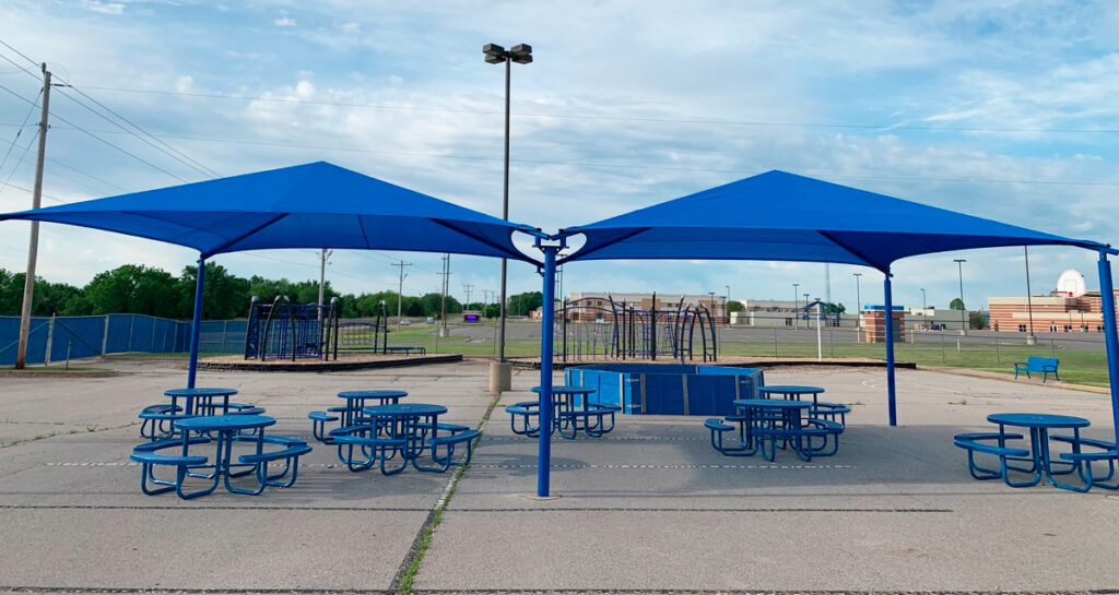 park benches