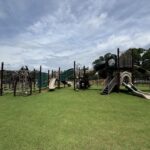 Commercial play equipment installed at private residence